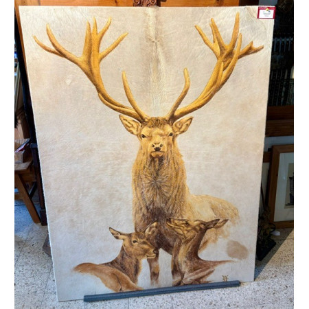 Fellbild "Der stolze Hirsch"
