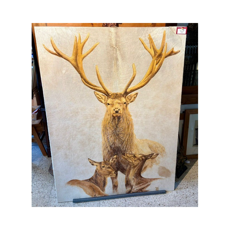 Fellbild "Der stolze Hirsch"