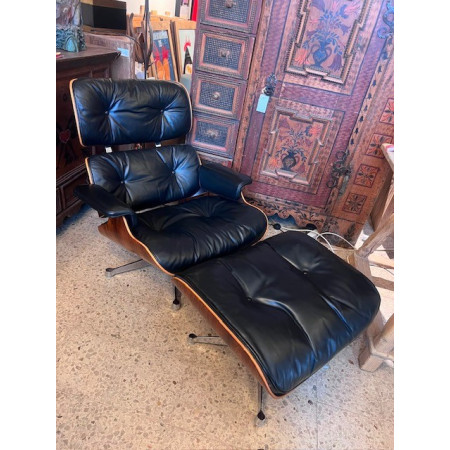 Vitra Eames Lounge Chair mit Ottoman "Palisander"