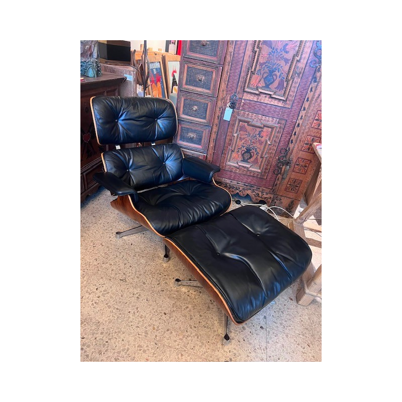 Vitra Eames Lounge Chair mit Ottoman "Palisander"