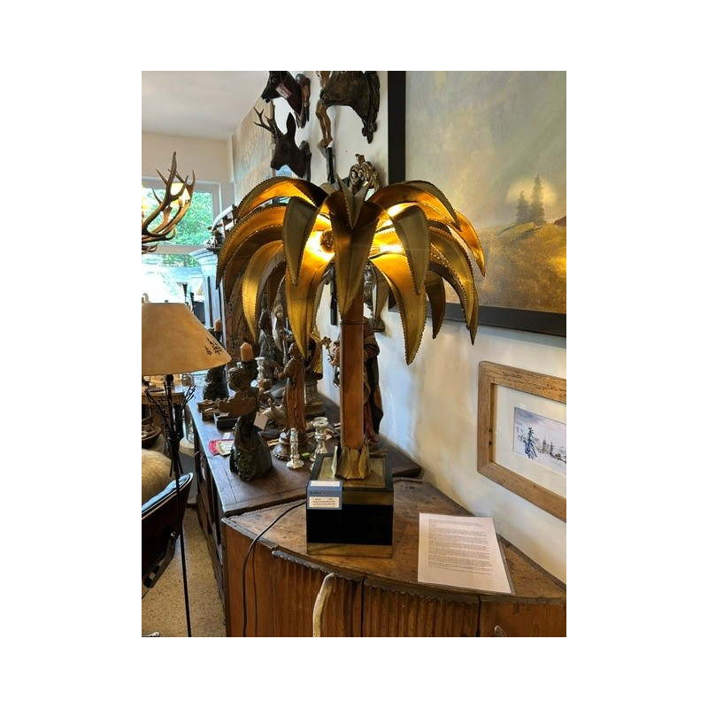 Maison Jansen "Palmen" Tischlampe